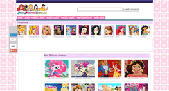 Desktop Screenshot of disneyprincessesgames.com